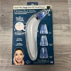 NWB Pore Vacuum Blackhead Remover Facial Tool w/ Multiple Heads As Seen on TV